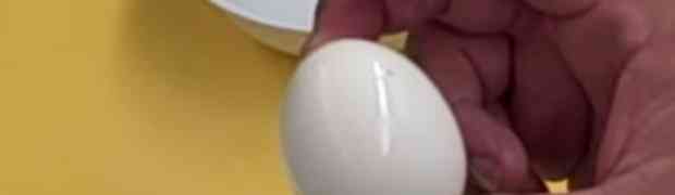 Evo kako možete oguliti kuhano jaje za samo 1 sekundu! (VIDEO)