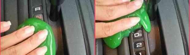 Protrljala je ovom zelenom gumom cijelu unutrašnjost svog auta...Ne možemo vjerovati svojim očima!