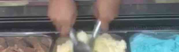 Zadivljujuće: Sigurni smo da niko ne može raditi ono šta on radi s jednom kuglom sladoleda (VIDEO)
