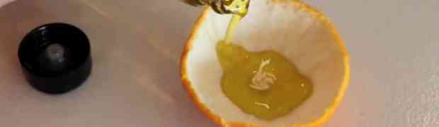 Da li ste ikad pokušali da sipate ulje u ljusku mandarine? Desiće se nešto magično!
