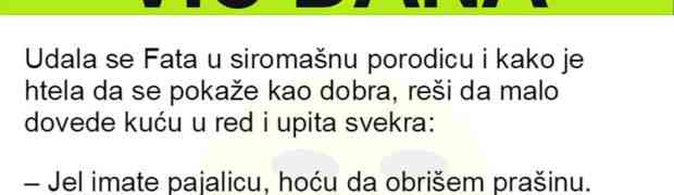 Udala se Fata u siromašnu porodicu. A onda je riješila da kuću malo dovede u red...