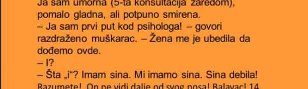 Najkraća konsultacija kod psihologa