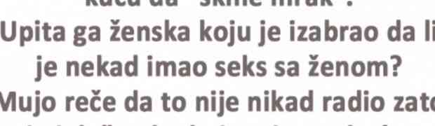 VIC: Kada je mujo bio mlad pa htio da ode u javnu kuću 