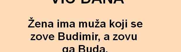 VIC DANA: Žena ima muža koji se zove Budimir...