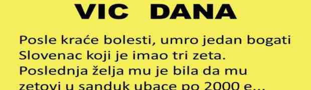 VIC DANA: Umro bogati Slovenac..