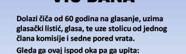 VIC DANA: Glasanje