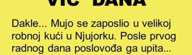 VIC DANA: Kad je Mujo ispao pametan!