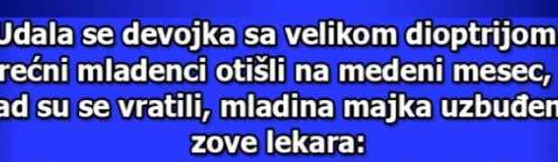 VIC DANA: Mlada sa velikom dioptrijom