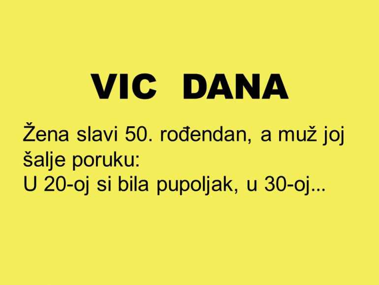 pedeseti rođendan VIC DANA: Slavi žena 50 ti rođendan ← Ludo do bola! pedeseti rođendan