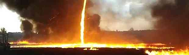 Vatrogasci naletjeli na zastrašujući prizor: Pogledajte kako izgleda VATRENI TORNADO! (VIDEO)
